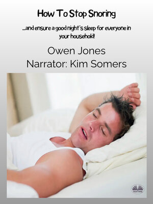 cover image of How To Stop Snoring